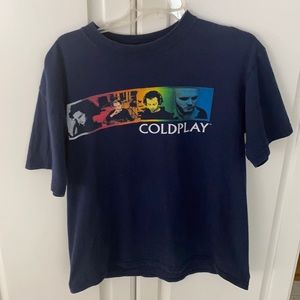 Coldplay concert tee-shirt